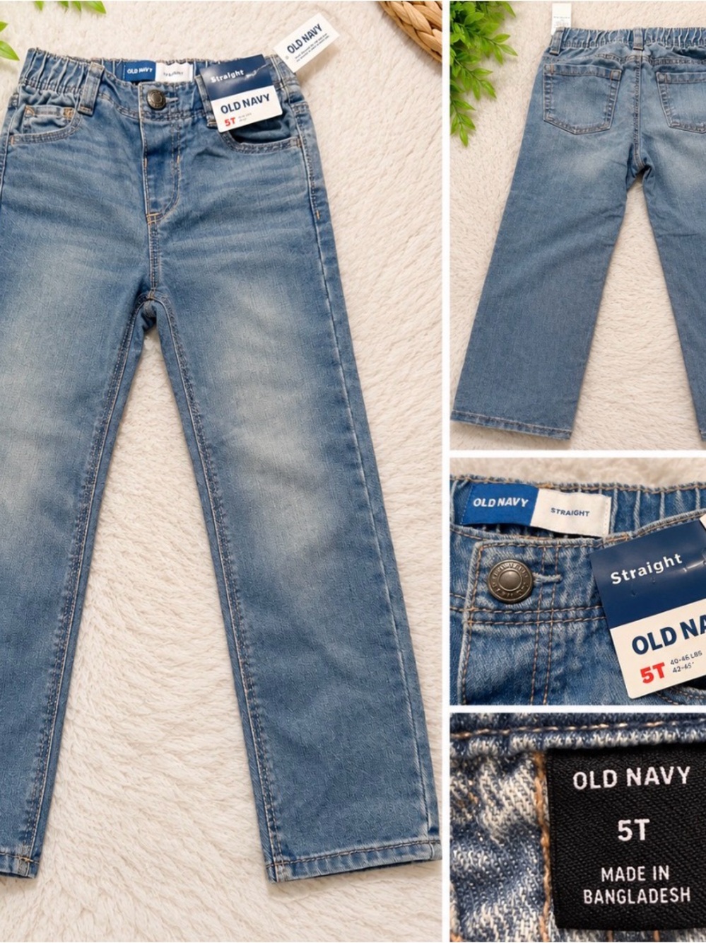 Old Navy Light Blue Boys' Straight Jeans
